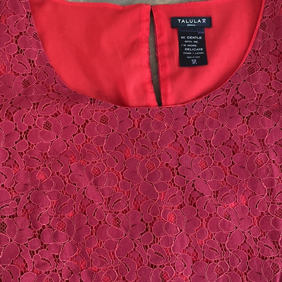 Talula small red floral lave style dress - Picture 4 of 6